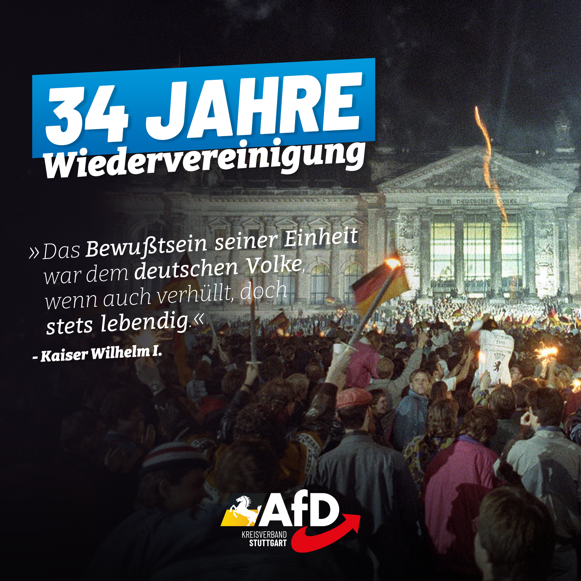 34 Jahre Tag der Deutschen Einheit